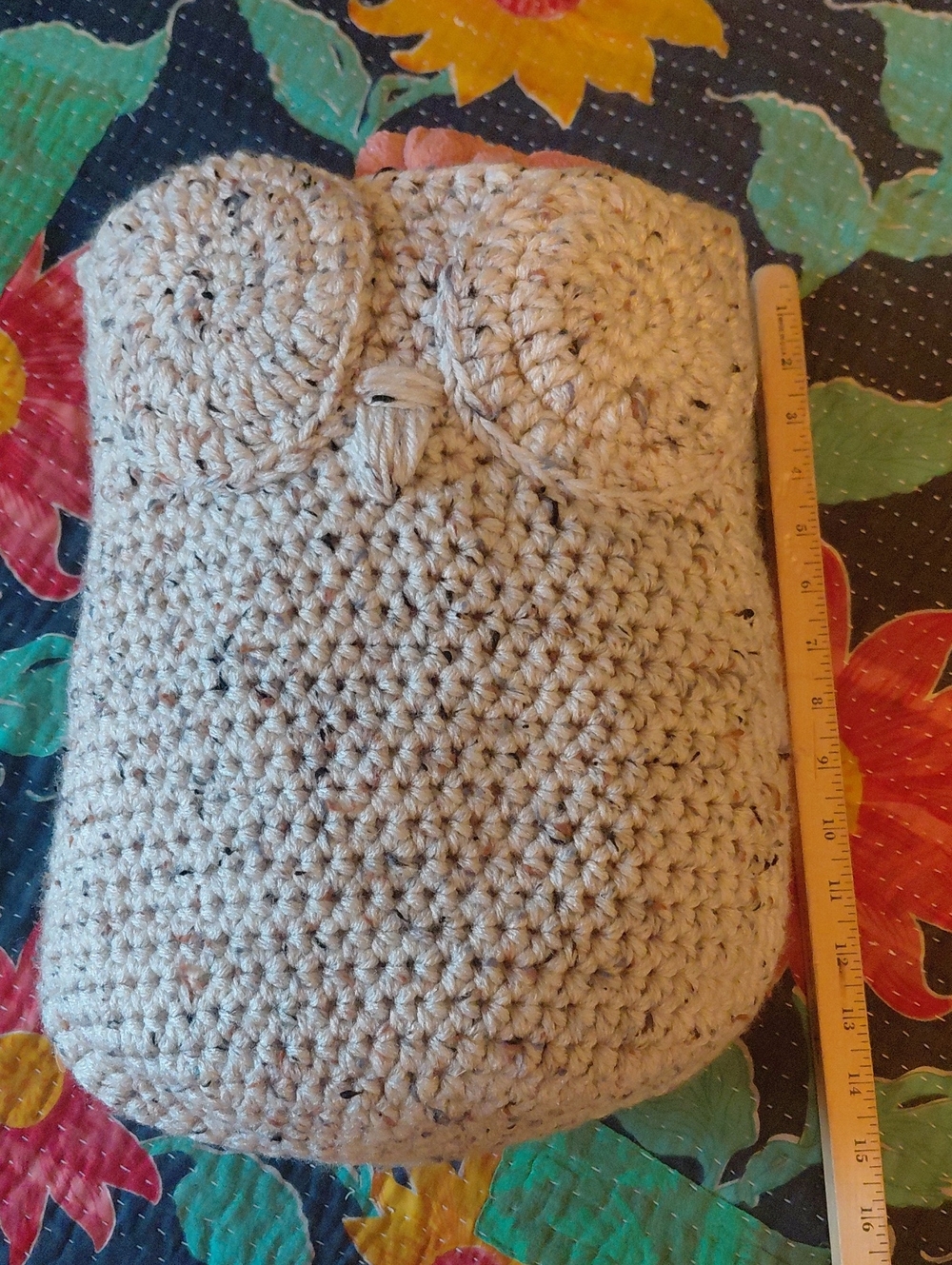 Crochet Owl Throw Holder